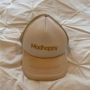 Madhappy Cream and Tan Trucker Hat